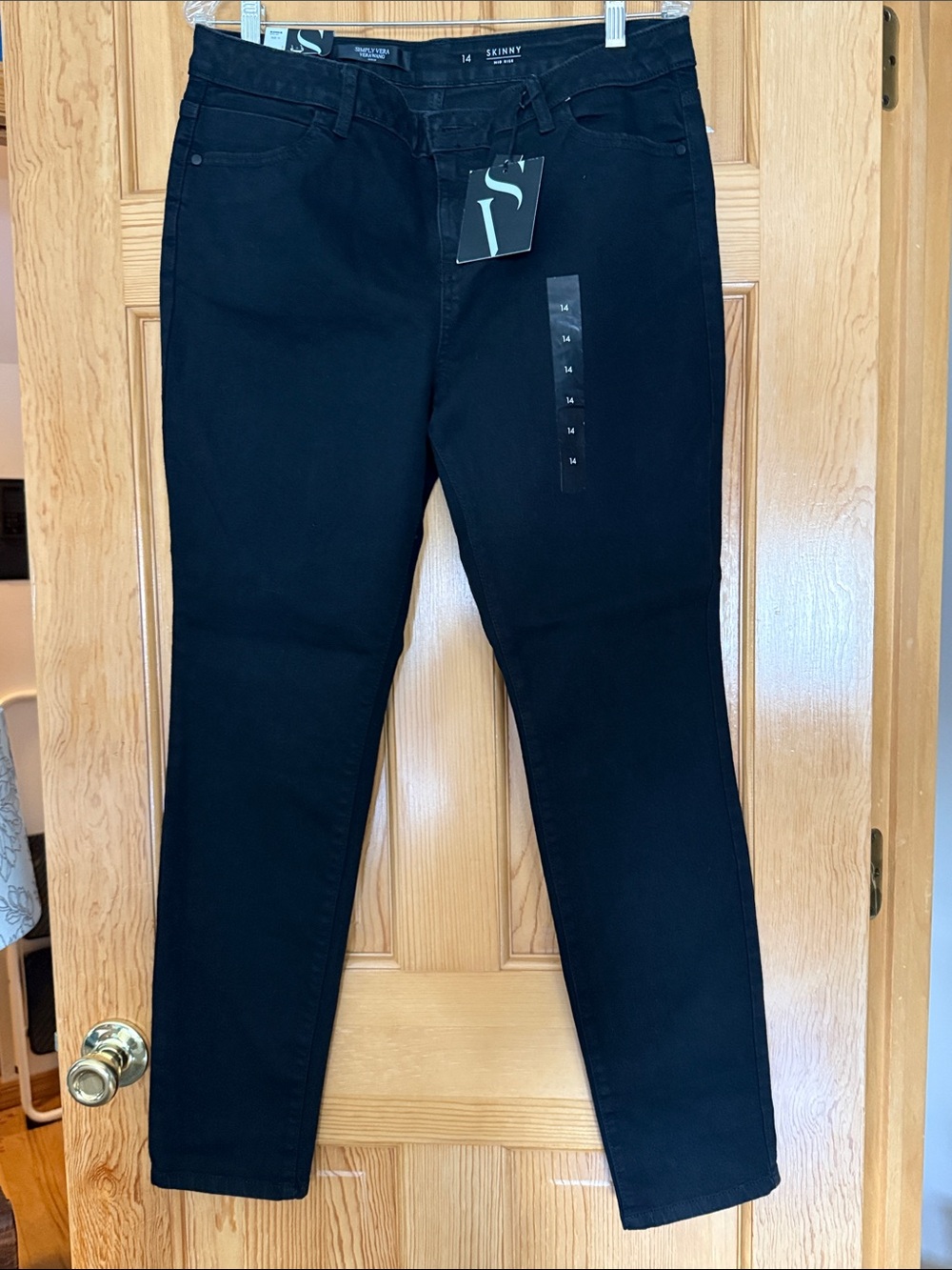 Simply Vera Vera Wang Black Skinny Jeans